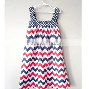 Direct Factory Price High Quality Bohemian Style Girls Long Dress,v-neck Beach Kids Summer Boho Dress,child Striped Tutu Dress thumbnail-4