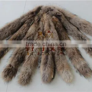 100% Real Raccoon Fur For Hoods thumbnail-1