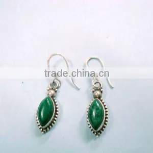 925 Sterling Silver Gemstone Earrings thumbnail-1