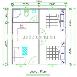 Low Cost Durable Prefabricated Movable Hotel for Vacation thumbnail-3
