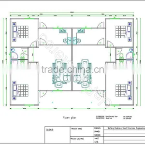 Fireproof Rock Wool and EPS Sandwich Panel Fast Assembling Prefab House thumbnail-4