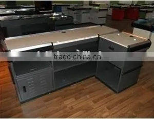Supermarket Electronic Checkout Cash Counter With Belt By Changshu Factory thumbnail-5