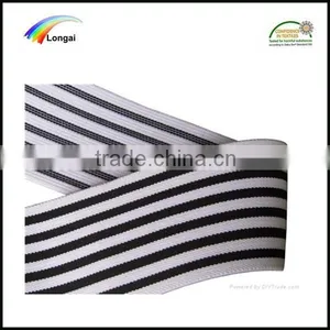 Binary Colour Wholesale Polyester Woven Elastic Webbing Band for Clothing thumbnail-3