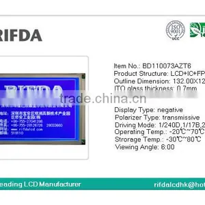 Negative STN Type Monochrome Lcd Display Module 320x240 thumbnail-2