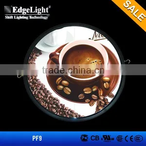 Edgelight PF9 ABS Plastic Light Box Double Sides Round Type Used for Exhibition thumbnail-1