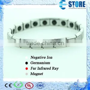 Stainless Steel Bracelet Clasp Positive Energy Bracelets With Germanium Stones thumbnail-3