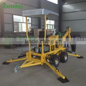 Runsing Machinery Co., Ltd Designed Towable Mini Excavator/22HP Engine Quality Choice thumbnail-4