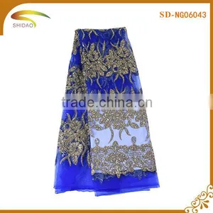 Custom Wholesale Clothes Accessories African Style French Lace Trim Floral thumbnail-4