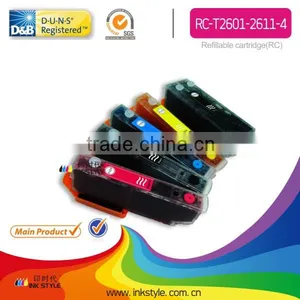 Inkstyle Refillable Ink Cartridge for Epson XP-600 T2601 XP600 XP800 Series thumbnail-1