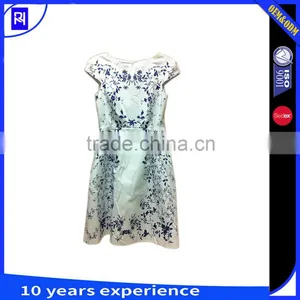 China Blue Flower Dress thumbnail-1