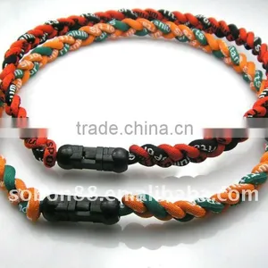 Tri Ropes Energy Germanium Tornado Ion Titanium Necklace thumbnail-1