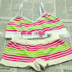 Girls Underwear Sets Crop Top and Briefs Underwear Spandex Shorts Quality Choice Most Popular thumbnail-2
