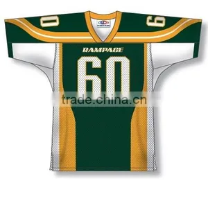 Polyester Spandex Custom Sublimated Rampage American Football Jersey/Shirt thumbnail-1