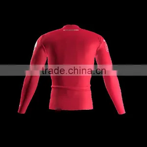 Polyester Spandex Long Sleeves Headshot Compression Shirt/Rash Guard With Club Logo Player Name and Numbers at Sleeves thumbnail-2