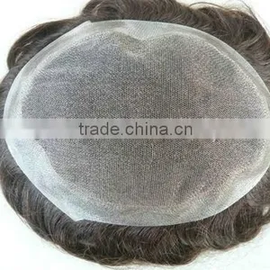 Human Hair Wigs for Men High Quality Men's Toupee thumbnail-2