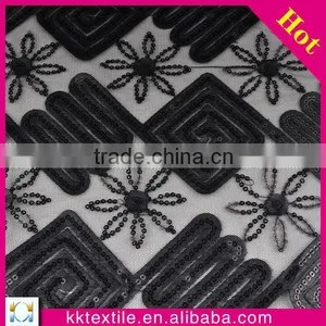 2014 Hot Sell PU Leather Craft Lace Fabric Maze Home Textile thumbnail-1