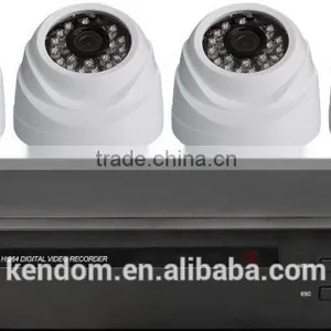 Kendom KD-AK4070PD-AH Top Sale HD AHD CCTV Camera 720P IR Dome Secuirty System 4CH DVR Kit Indoor Surveillance thumbnail-2