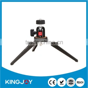 Tabletop Folding Mini Tripod With Swivel Ball Head for Any DSLR, Digital Camera, Spotting Scope, Camcorder & Smartphone thumbnail-1