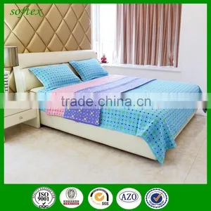 Cotton Yarn Dyed Towel Terry Bed Sheet thumbnail-1