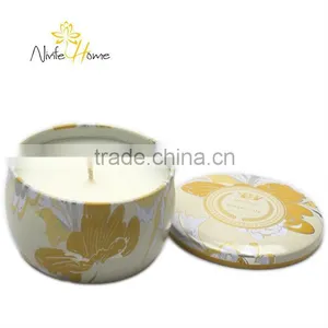 Candle Tin With Personalized Label, Apple Scent Tin Box Candle thumbnail-1