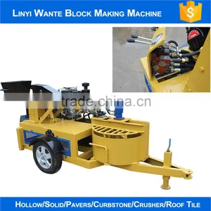 2016 WANTE RBAND WT1-20M Hydroform Block Machine Line Soil Crusher Soil Screen thumbnail-4