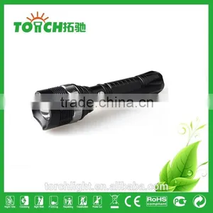 XPE LED Flashlight Emergency Flashlight Recargable 3 Modes High Power Flashlight Zoomable 1*18650/3*AAA Battery for Camping thumbnail-5