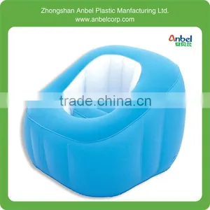 Cafe Chaise Chair Inflatable Dorm Lounge Seat With Ottoman thumbnail-3