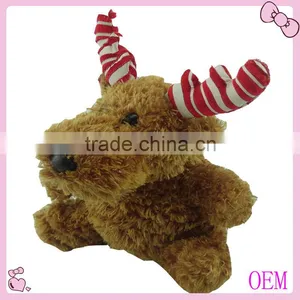 2016 New Designed Plush Reindeer Animal Toy With Scarfs thumbnail-2