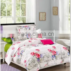 Queen Size Microfiber Fabric Bedding Set thumbnail-1