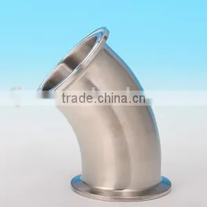 Stainless Steel Sanitary Pipe Fittings& Clamp Elbow thumbnail-4