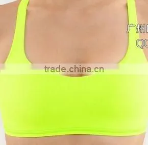 Youth Sport Bra Seamless Running Yoga Fitness Racerback thumbnail-1
