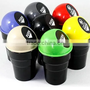 BT05A PP Material Promostional Smart Car Mini Plastic Push Bin With Swing Lid thumbnail-1