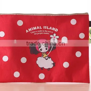 Lovely Pular Girl Printing Travel Document Holder Document Bag thumbnail-2