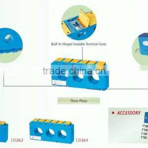 New Design!! D363,D364 Three Phase DIN Rail Current Transformer thumbnail-5