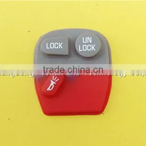 Factory Price Key Pad for Car Key Shell Blank 2+1 Buttons Rubber Pad thumbnail-3