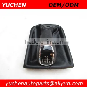 YUCHEN Car Shift Gear Knob With Gaitor For Skoda Superb II 3T 2008-2012 OEM 3T0711113/3TD711113RYP thumbnail-2