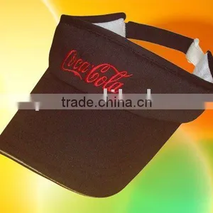Black Cotton Sun Visor thumbnail-1