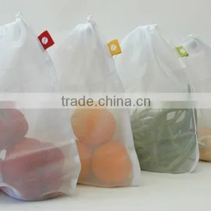 Wholesale Polyester Fabric Mesh Bag Drawstring Laundry Bag thumbnail-4