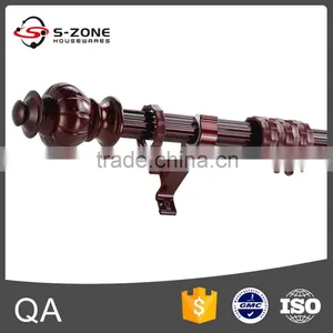 Lowest Price Aluminum Window Curtain Rods With Bay Window Curtain Rods thumbnail-5