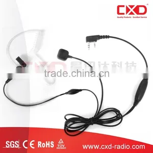 Surveillances PU Air Tube Earphones With Microphone With Various PTT thumbnail-1