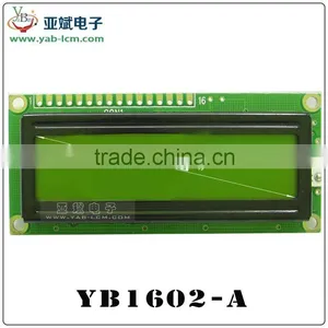 3.3V/5V Yellow Green16x2 Lcd Display Module 1602 LCD Display thumbnail-1