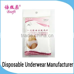 Disposable Nonwoven Sexy Ladies Underwear Women Briefs Sexy Transparent Briefs Underwear thumbnail-1