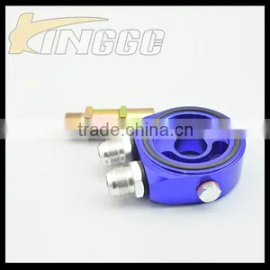 Good Quality Blue Power Single Oil Cooler Adapter thumbnail-1