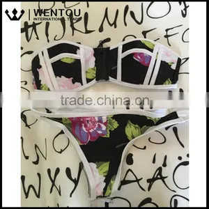 Women's Fashion Sexy Floral Print Bikini Swimwear thumbnail-2