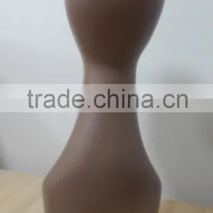 Glass Fiber Reinforced Plastics Material Mannequin Head for Hair Wig Display thumbnail-3