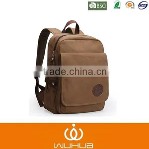 Amazon Functional Vintage Canvas Laptop Backpack For Travel thumbnail-1