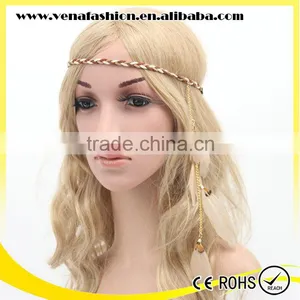 Indian Feather Elastic Hand Fashion Head Band thumbnail-3