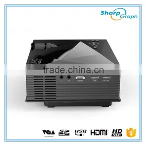 UNIC 1200Lumens Mini HD LED Wireless Micro Projector UC46 Outside Movie Computer Projectors thumbnail-4