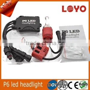 Super Bright Led Motorcycle Headlight 5200LM 45W 55W Car P6 Led Headlight h7 h1 H11 9005 9007 thumbnail-1