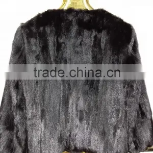 Korean Women Winter Mink Fur Clothes 2015 thumbnail-3
